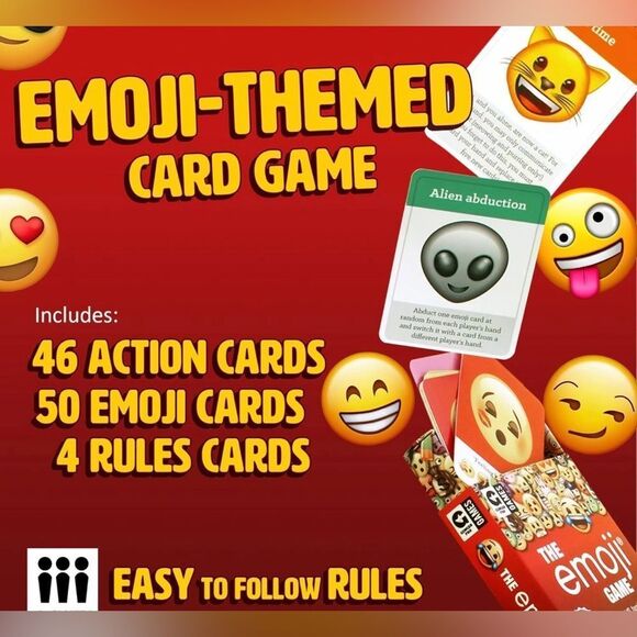 The Emoji Game The Riotous Family Card Game by Ginger Fox. 3+ Players. - Picture 3 of 5